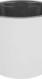 Горшок пласт Лондон 1,6л белый с дренажной вставкой (Пластик Репаблик) - Сезон у Дачи