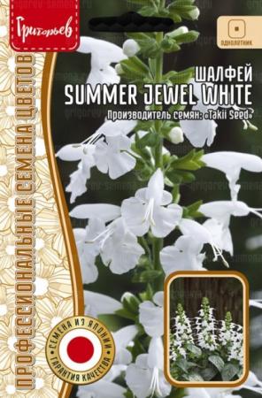 Шалфей Summer Jewel White (Григорьев) - Сезон у Дачи