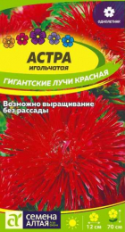 Астра Гигантские Лучи Красная 0,2гр (СемАлт) - Сезон у Дачи