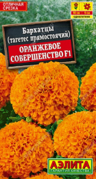 Бархатцы Оранжевое совершенство F1 прямостоячие (Аэлита) - Сезон у Дачи