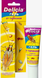 Гель от тараканов и др. полз. насекомых DELICIA 30гр - Сезон у Дачи