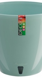 Горшок пласт Деко Твин 1,5л (14*14*12,5) нефрит - Сезон у Дачи