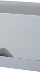 Горшок пласт Амстердам 1,7л овальный для суккулентов Утренний туман - Сезон у Дачи