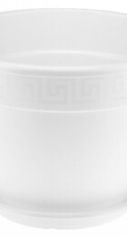 Горшок пласт АНТИК 10л D32 белый с поддоном (5пласт) - Сезон у Дачи