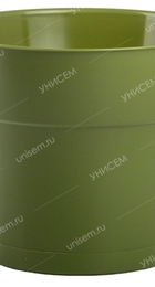 Горшок пласт Тоскана 1,45л D15 папоротник с поддоном (5пласт) - Сезон у Дачи