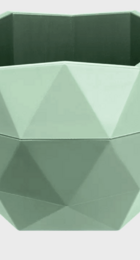 Кашпо пласт Топаз 0,45л Нефрит (ВМС-пластик) - Сезон у Дачи