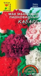 Мак махровый пионовидный Кабаре смесь (ЦС) - Сезон у Дачи