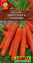 Морковь Нантская 4 (Ранняя) (Аэлита) - Сезон у Дачи