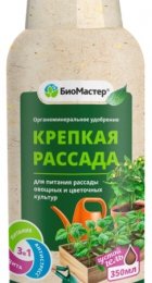 ОМУ Крепкая рассада 0,35л (БиоМастер) - Сезон у Дачи