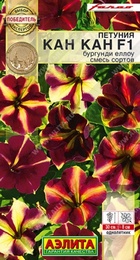 Петуния Кан Кан F1 Бургунди Еллоу смесь (Аэлита) - Сезон у Дачи