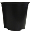 Горшок д/рассады 2,0л черный круглый (160*145см) Д16М - Сезон у Дачи
