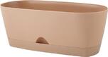 Горшок пласт Амстердам 1,7л овальный для суккулентов Молочный шоколад - Сезон у Дачи