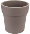 Кашпо пласт Тубус 1,1л 150мм Французский серый (М-пластика) - Сезон у Дачи