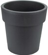 Кашпо пласт Тубус 1,1л 150мм графитовый (М-пластика) - Сезон у Дачи