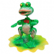 Штекер садовый Лягушка на листе на пружинке NA1492 10*12см - Сезон у Дачи