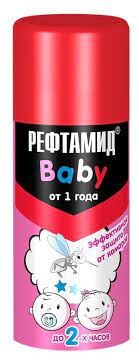 Аэрозоль от комар РЕФТАМИД Baby 100мл - Сезон у Дачи