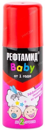 Аэрозоль от комар РЕФТАМИД Baby 100мл - Сезон у Дачи
