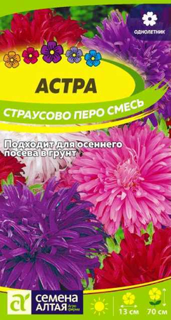 Астра Страусово Перо Смесь 0,3гр (СемАлт) - Сезон у Дачи