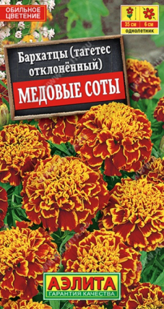 Бархатцы Медовые соты отклоненные (Аэлита) - Сезон у Дачи