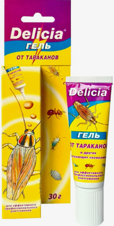 Гель от тараканов и др. полз. насекомых DELICIA 30гр - Сезон у Дачи