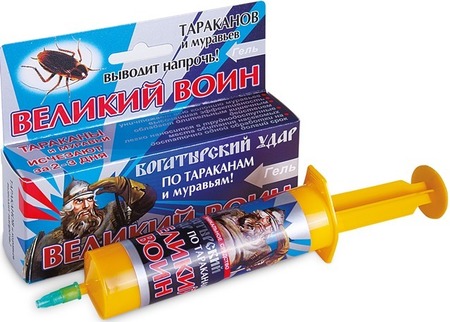 Гель Великий воин (от тараканов) 45гр - Сезон у Дачи