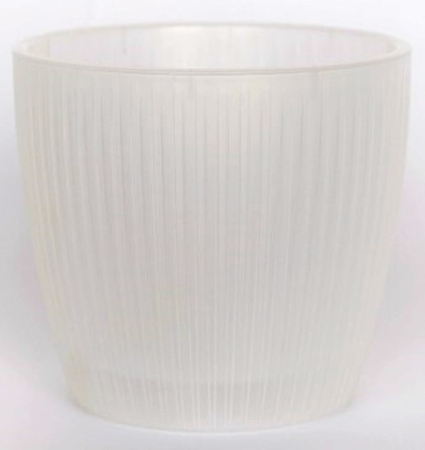 Горшок пласт Эви VipSet 4,5л Прозрачный с дренажной системой (Сантино) - Сезон у Дачи