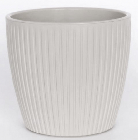 Горшок пласт Эви VipSet 4,5л Белый с дренажной системой (Сантино) - Сезон у Дачи