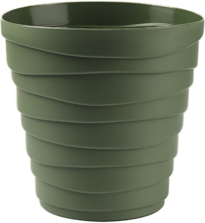 Горшок пласт (кашпо) Бархан 1,4л Тёплая хвоя ВМС - Сезон у Дачи