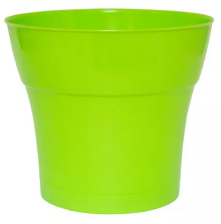 Горшок пласт Тоскана 3,1л d19 Лайм с поддоном (5пласт) - Сезон у Дачи