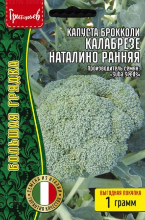 Капуста брокколи Калабрезе Наталино Ранняя (Ramoso Calabrese Early) /Suba Seeds (Григорьев) - Сезон у Дачи