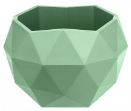 Кашпо пласт Топаз 0,45л Мята ВМС-пластик - Сезон у Дачи