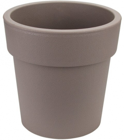 Кашпо пласт Тубус 1,1л 150мм Французский серый (М-пластика) - Сезон у Дачи
