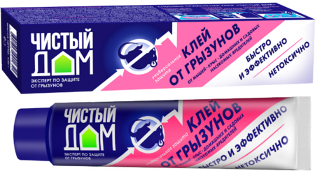 Клей от грызунов ЧИСТЫЙ ДОМ 60гр - Сезон у Дачи