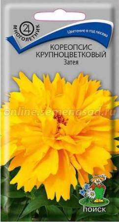 Кореопсис крупноцветковый Затея 0,05гр (Поиск) - Сезон у Дачи