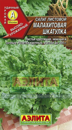 Салат Малахитовая шкатулка 0,5гр (Аэлита) - Сезон у Дачи