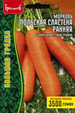 Морковь Польская Сластена ранняя (Григорьев) - Сезон у Дачи