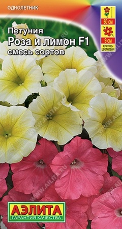 Петуния Роза и Лимон F1 смесь (Аэлита) - Сезон у Дачи