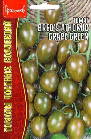 Томат Атомный Виноград Брэда Зелёный (Bred's Athomic Grape Green) - Сезон у Дачи