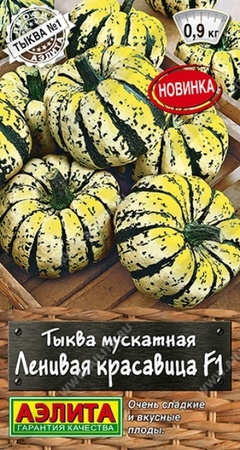 Тыква Ленивая красавица F1 мускатная (Аэлита) - Сезон у Дачи
