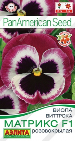 Виола Матрикс F1 крупноцветковая Розовокрылая (Аэлита) - Сезон у Дачи